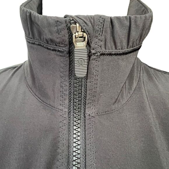 Lululemon Round Trip Jacket Full Zip Black Size 6 - Picture 4 of 8